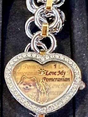 Pomeranian watch by The Bradford Exchange in box